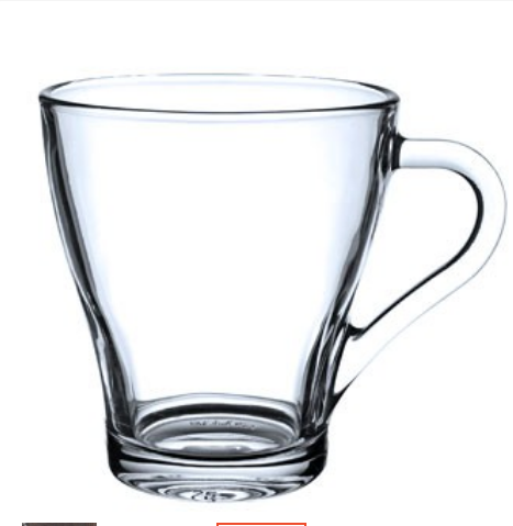 BỘ 6 CỐC THUỶ TINH CÓ QUAI Blinkmax KTZB21-1 - 260ml, cốc thuỷ tinh đựng nước, cốc đựng sữa, nước ép, cốc detox, thuỷ tinh gia dụng đa năng