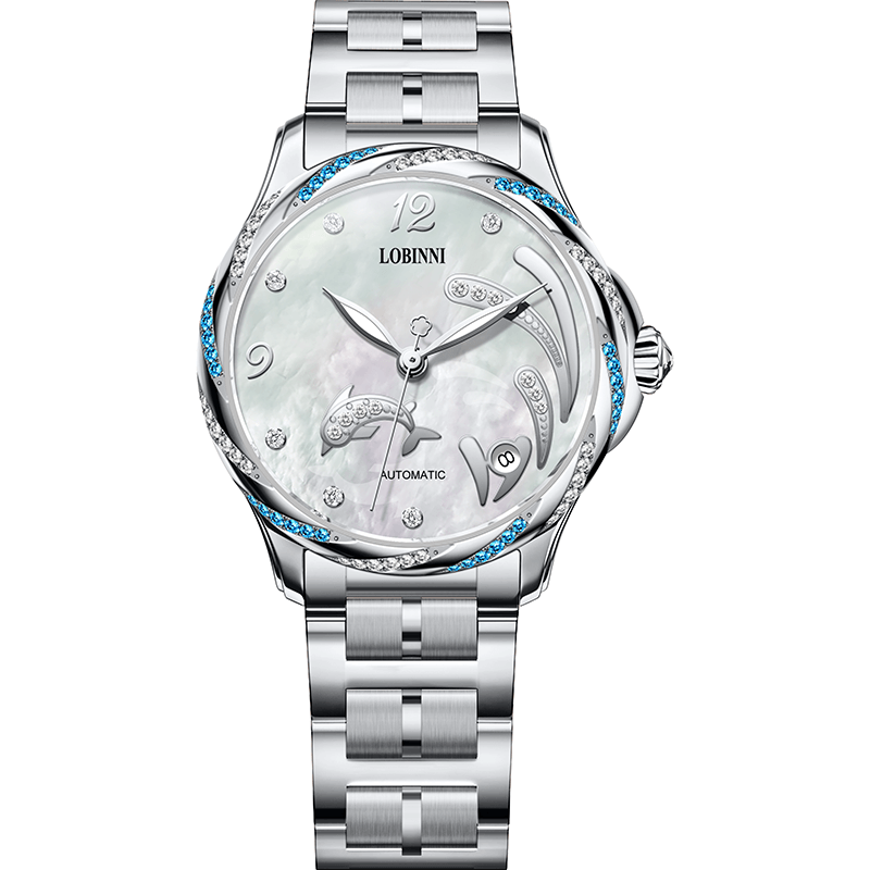 Đồng hồ nữ chính hãng LOBINNI L2060-7 Chính hãng, Fullbox, Bảo hành dài hạn, Kính sapphire chống xước, Chống nước, Mới 100%