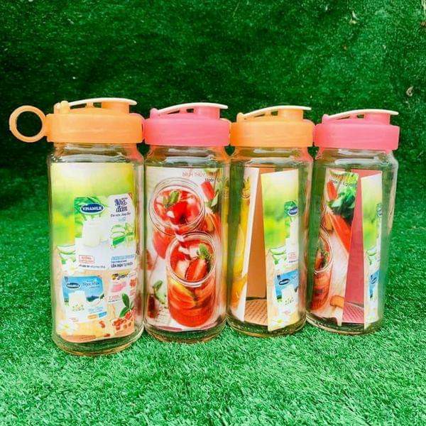 Bình thủy tinh vinamill combor 3 bình
