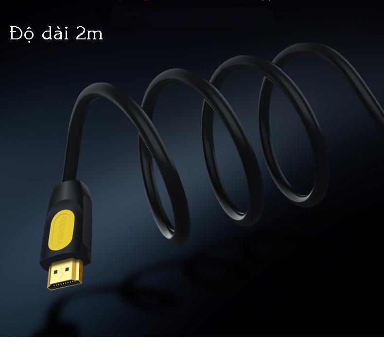 Cáp HDMI hỗ trợ  4K  VEGGIEG  chất lượng cao dài 2m