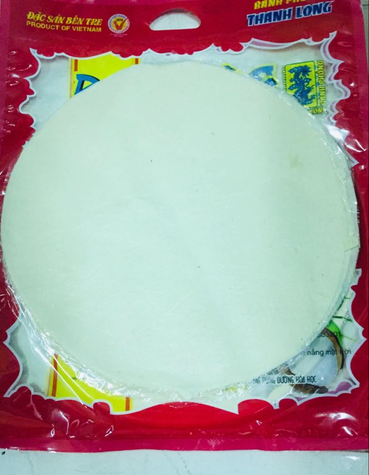 Bánh tráng sữa bến tre hiệu Thanh Long thơm ngon