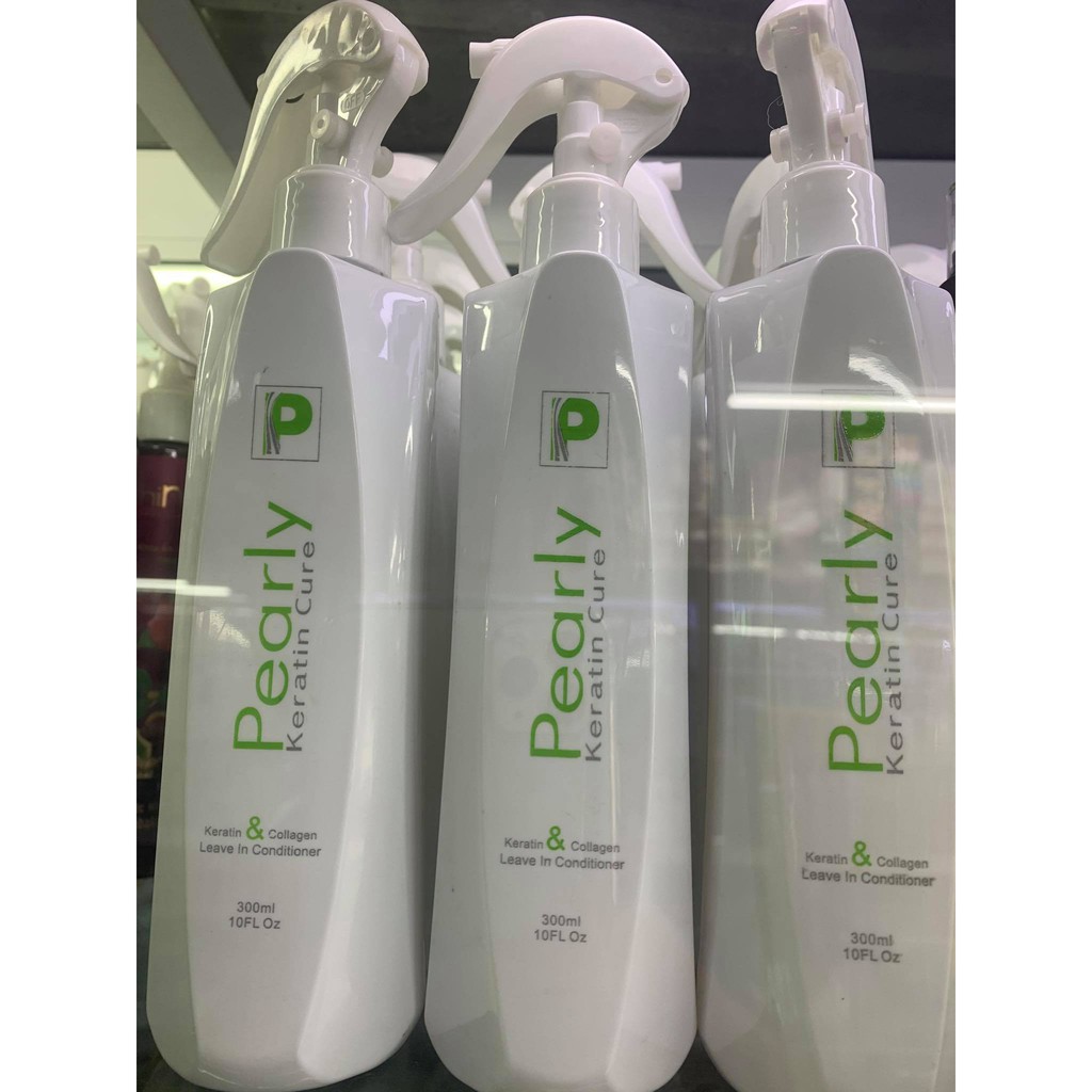 Xịt dưỡng tóc Pearly Keratin Cure Leave In Conditioner 300ml