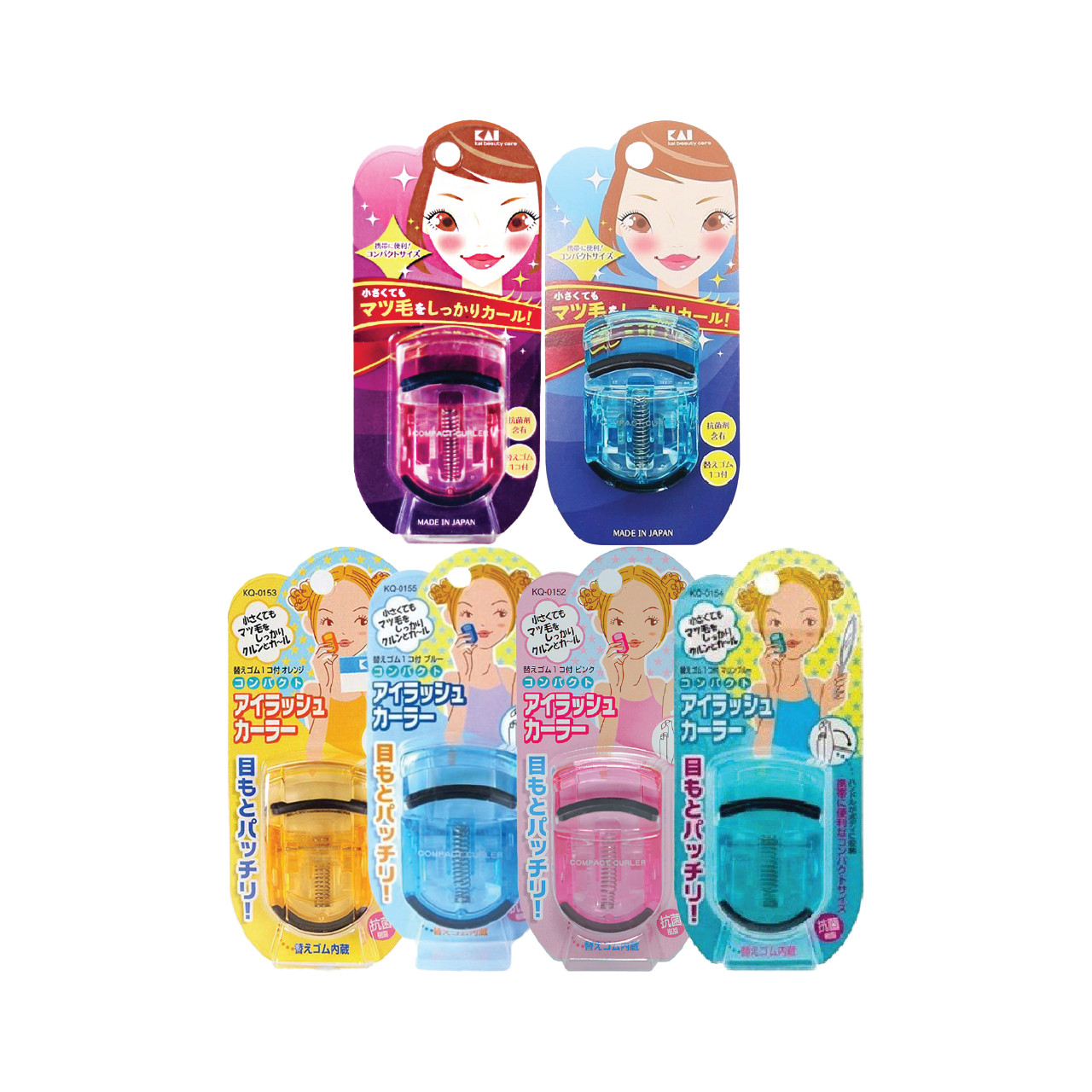 Bấm Cong Mi Thân Nhựa Kai Beauty ( 6 Màu)