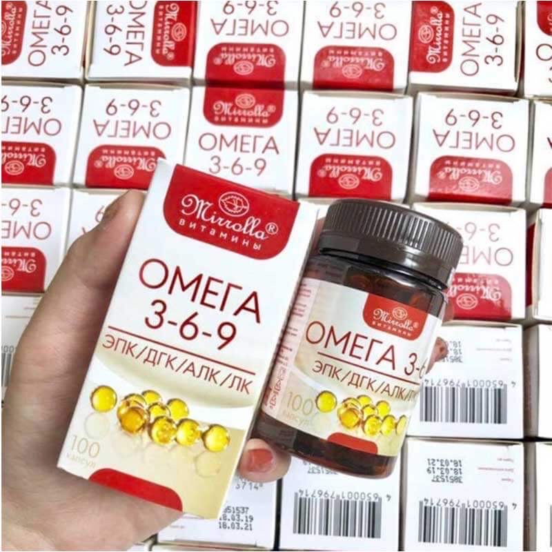 Viên uống omega 369 mirrolla nga 100 viên