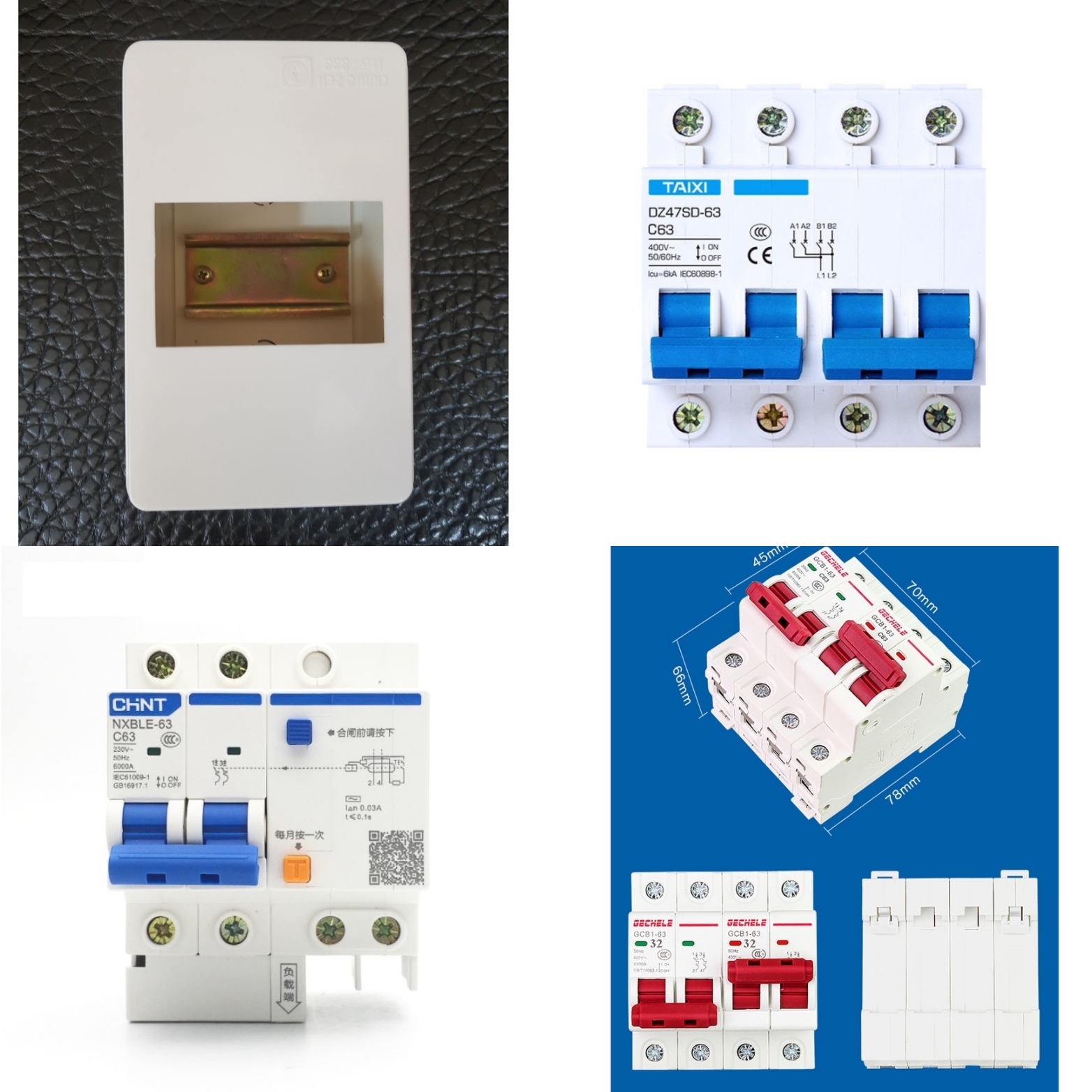 [FREESHIP MAX]  [HCM]Hộp nhựa  Cầu Dao MCB 3P 2P 63A-75A-100A & (Dòng BHA 125 -80A & 100A )_tanchungsen