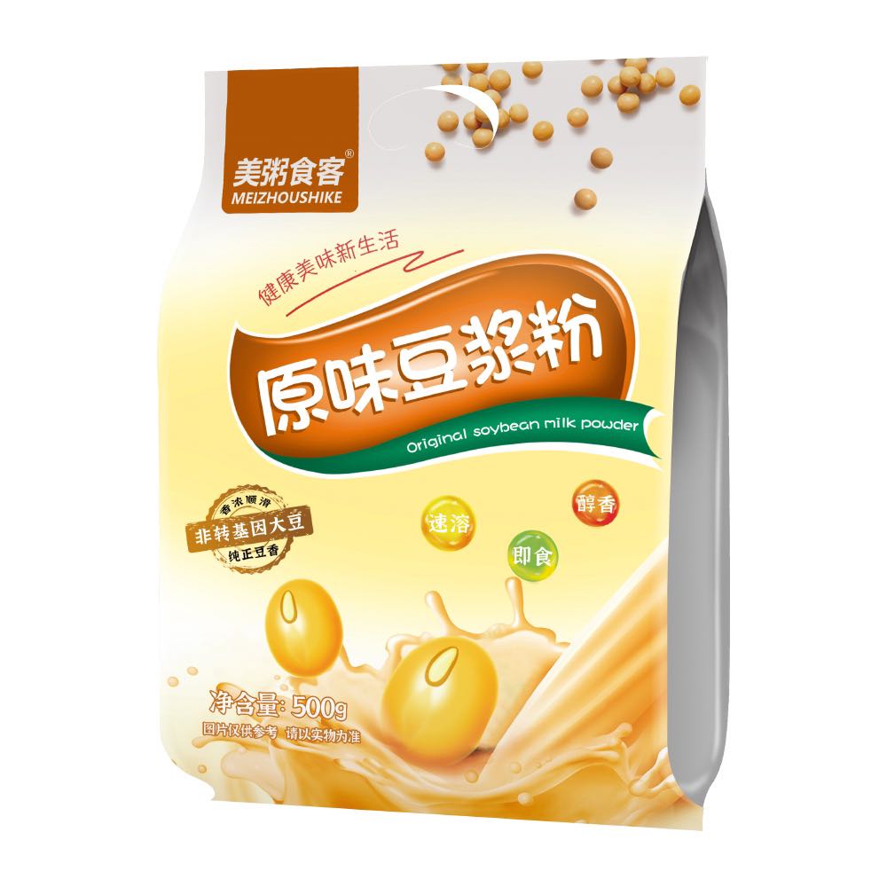Bột Đậu Nành - Bột Đậu Đen MeiZhouShike (Loại gói 500g)