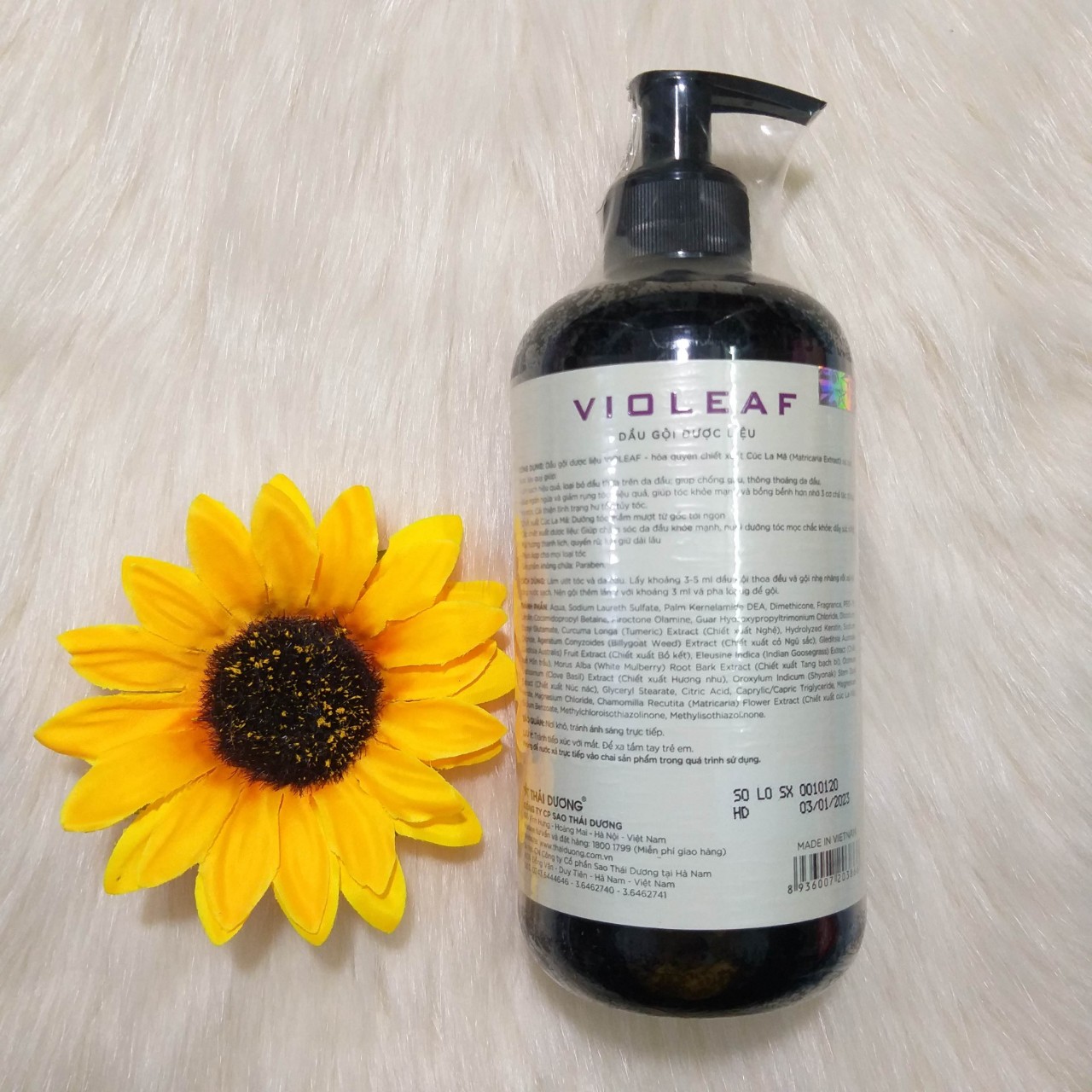 [HCM]Dầu gội Violeaf (480ml) - giúp tóc khỏe mạnh và bồng bềnh