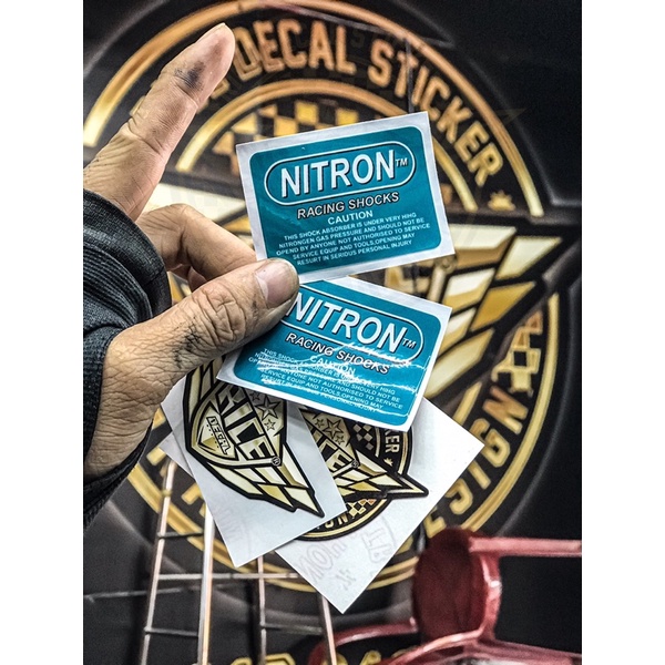 Tem Nitron phuộc bình dầu xe máy