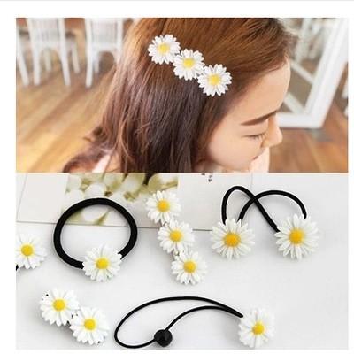 [HCM]Buộc tóc - cài tóc hoa cúc Hàn Quốc