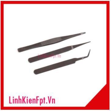 Bộ nhíp gắp linh kiện điện tử vàng ( 3 nhíp)