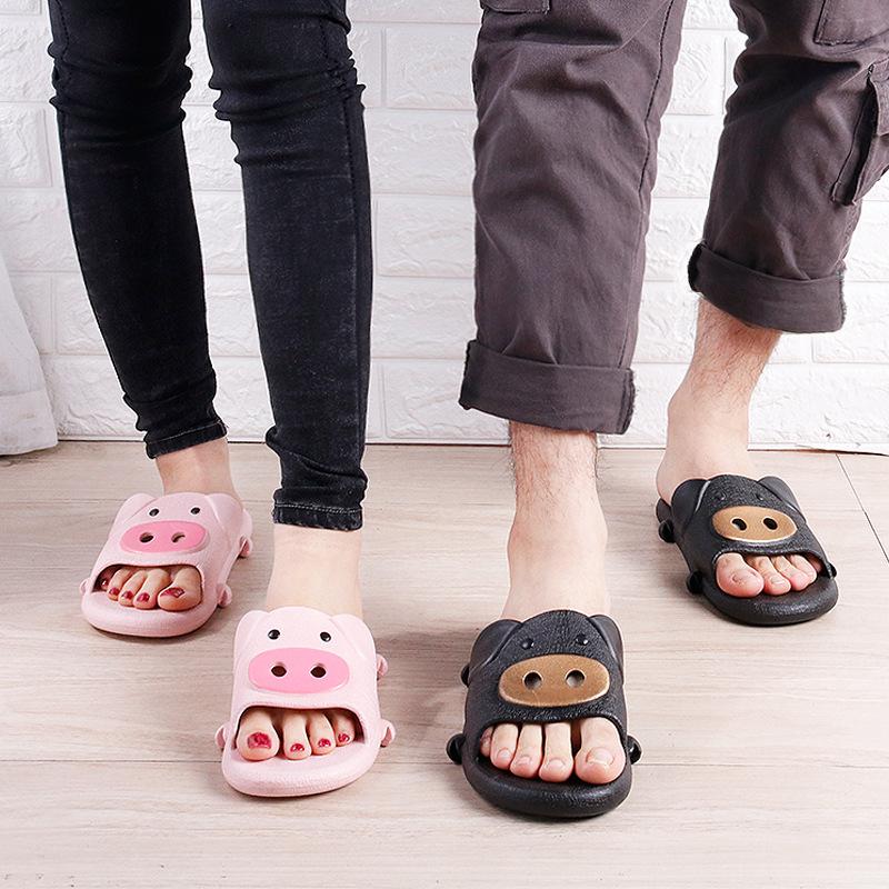 Dép đi trong nhà tắm hình heo
