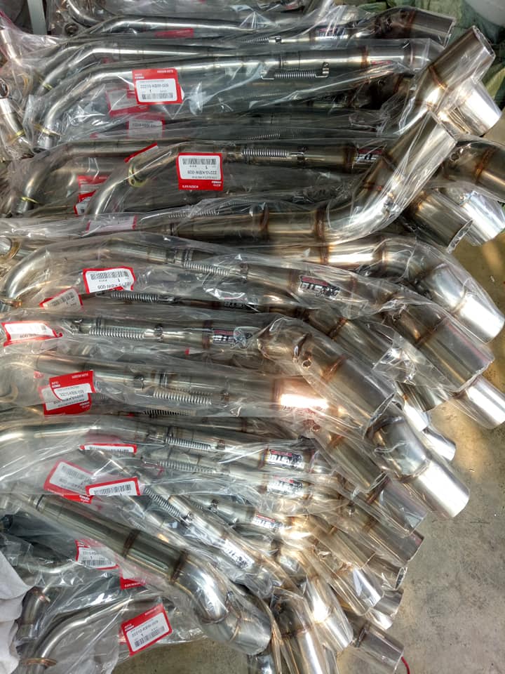 CỔ 2 KHÚC INOX LẮP XE SIRIUS-WAVE-DREAM.