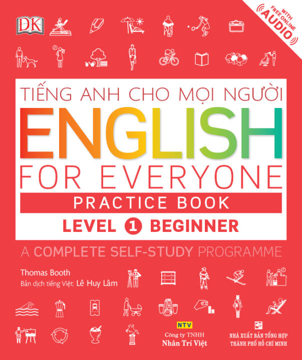 [HCM]Sách – English for Everyone – Level 1 Beginner – Practice Book (kèm CD) – Nhân Trí Việt ,SKU : 1288674600_VNAMZ-4883296979 >>>🇻🇳 Top1Vietnam 🛒>>> lazada.vn 🇻🇳🇻🇳🇻🇳🛒🛍🛒
