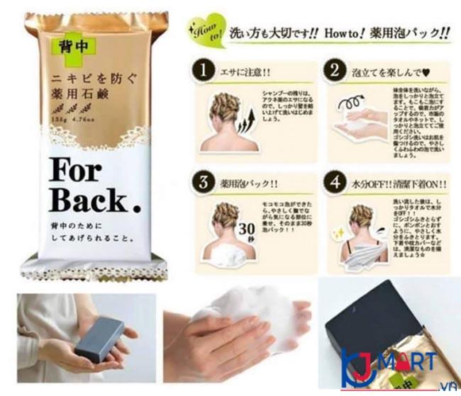 Xà phòng mụn lưng For Back Nhật Bản