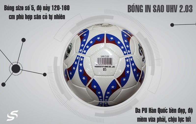 Quả bóng đá Động Lực in sao UHV 2.03