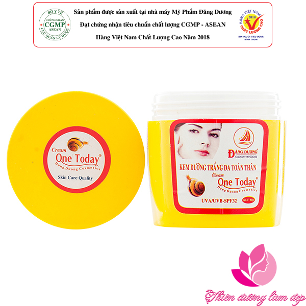 Kem dưỡng trắng da toàn thân ONE TODAY 80g