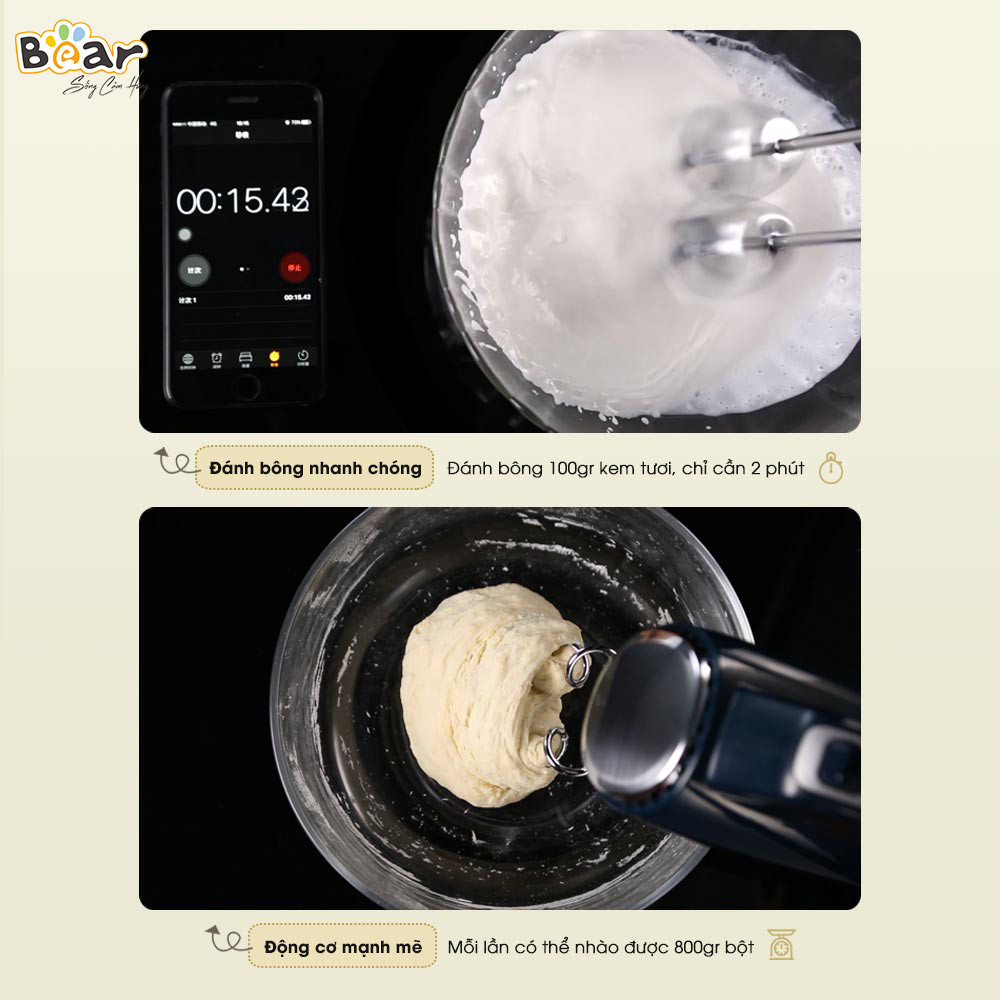 Máy Đánh Trứng Trộn Bột Bear DDQ-B02L1 (HM-B01V1)
