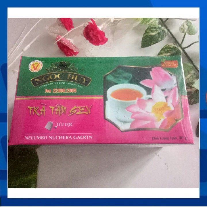 Trà tâm sen ngọc duy - hộp 20 túi lọc