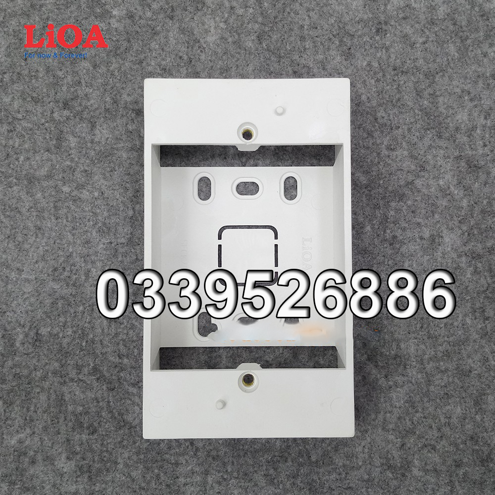 Đế nổi đơn LiOA dùng cho các mặt chữ nhật và mặt Module Concept
