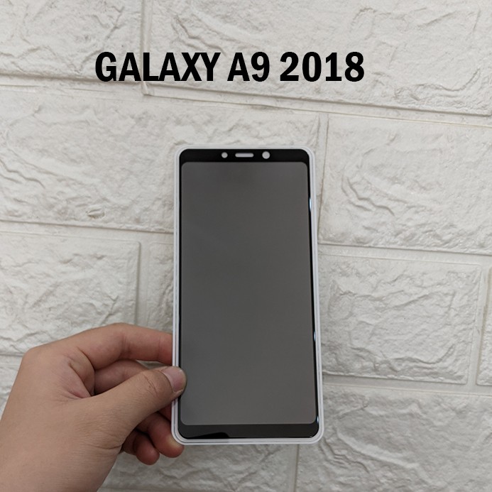 Dán cường lực phủ màn hình chống nhìn trộm Samsung Galaxy A9 2018