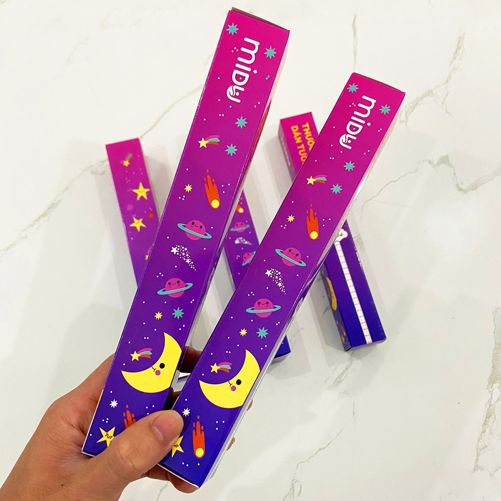 Thước đo chiều cao Midu, decal dán tường đo chiều cao cho bé