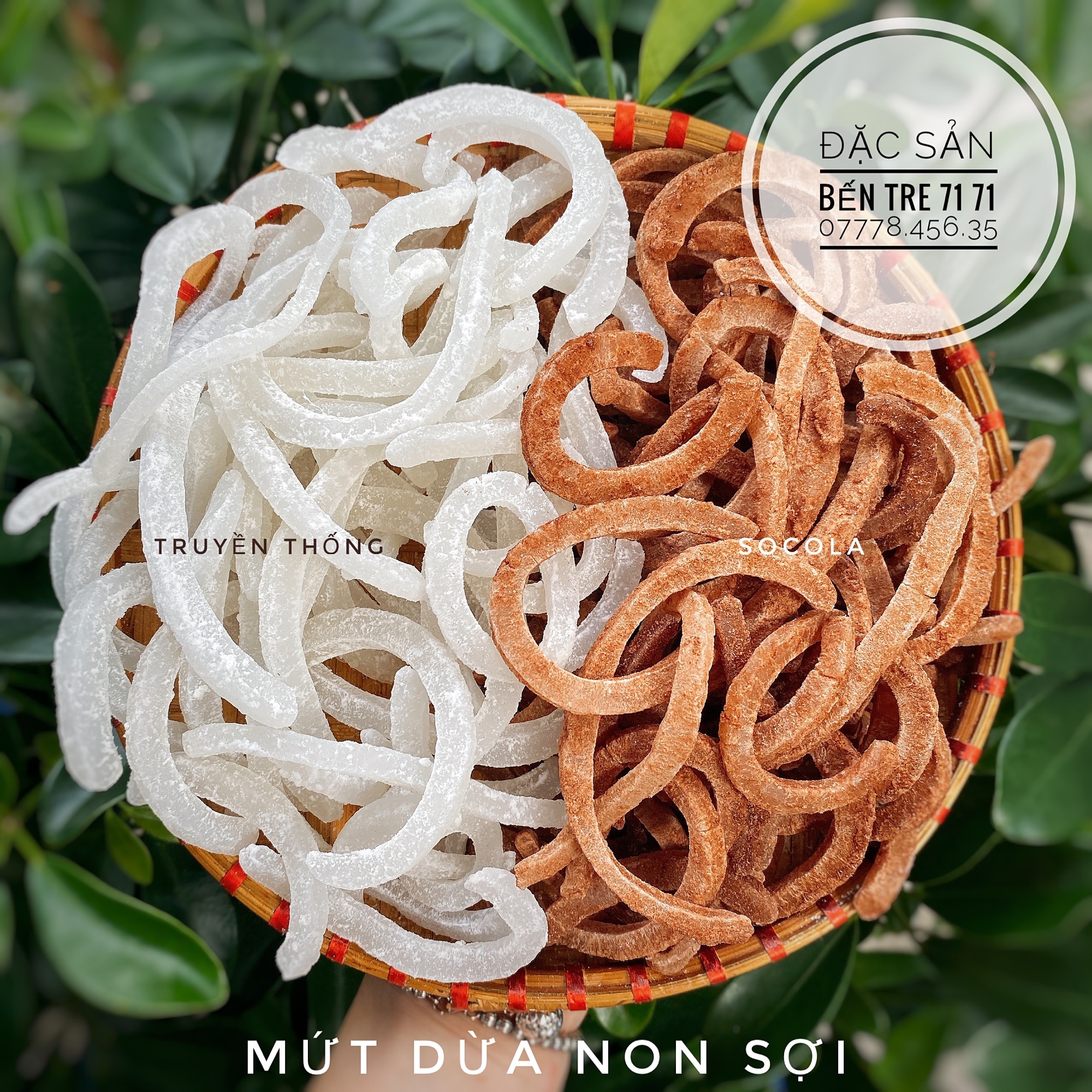 [LOẠI 1 ÍT NGỌT] Mứt Dừa Non Dẻo Cao Cấp - Đặc Sản Bến Tre 71