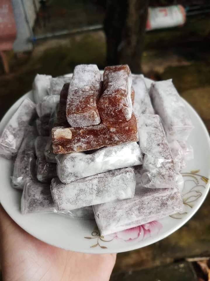 (Freeship) 1kg Kẹo gừng dẻo phấn Bến Tre