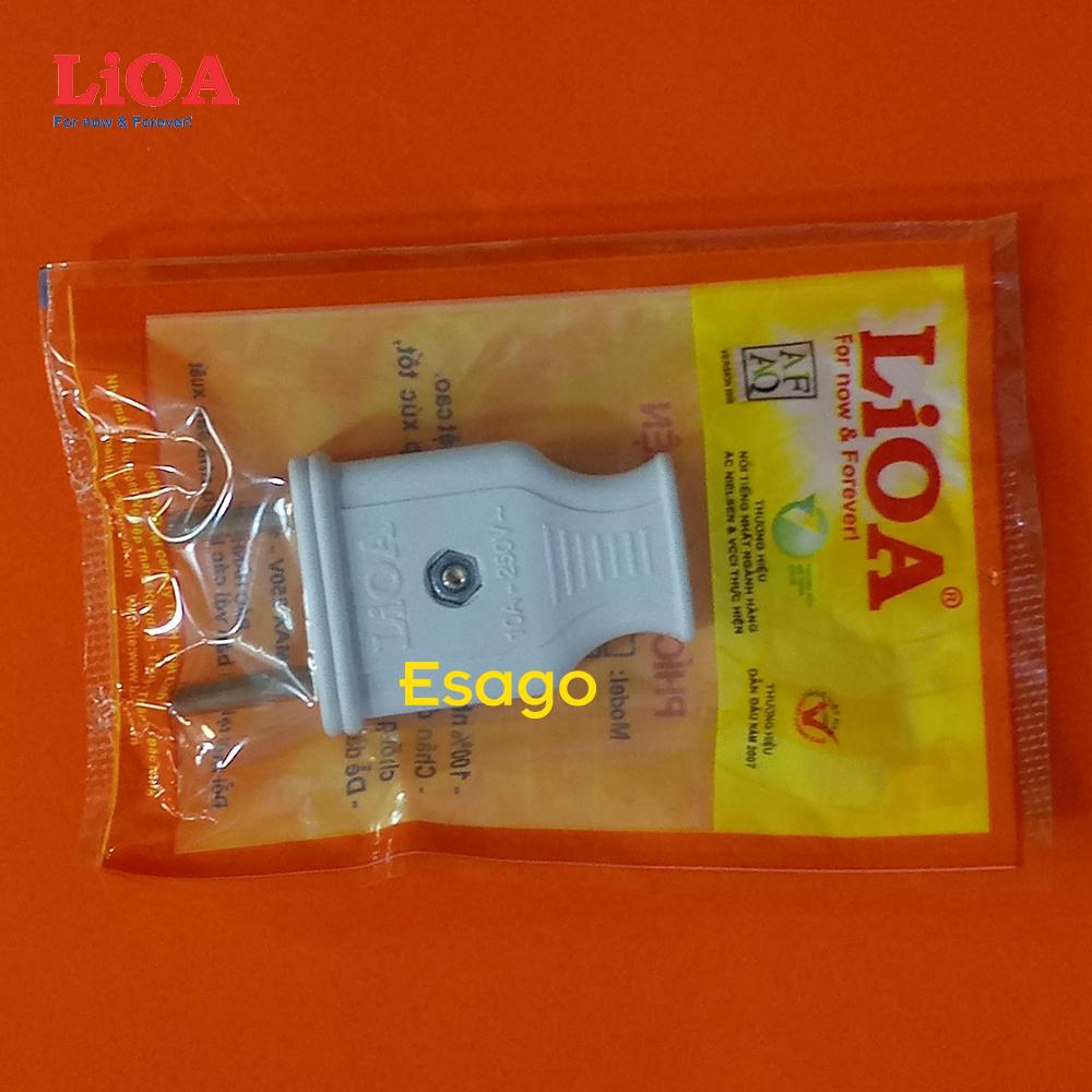 [HCM]Phích cắm điện LiOA 2 chân cắm tròn nhỏ Ø4