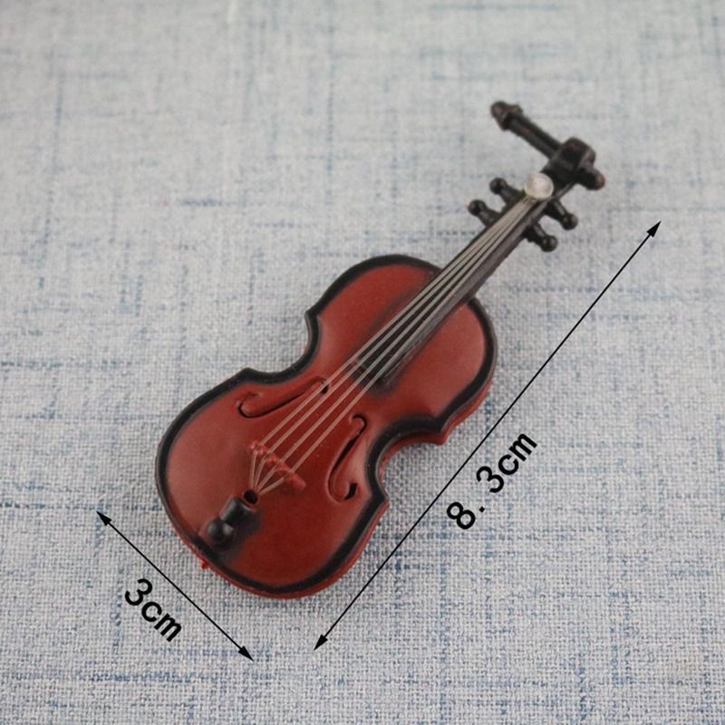 [HCM] Mô hình đàn violin trang trí nhà búp bê
