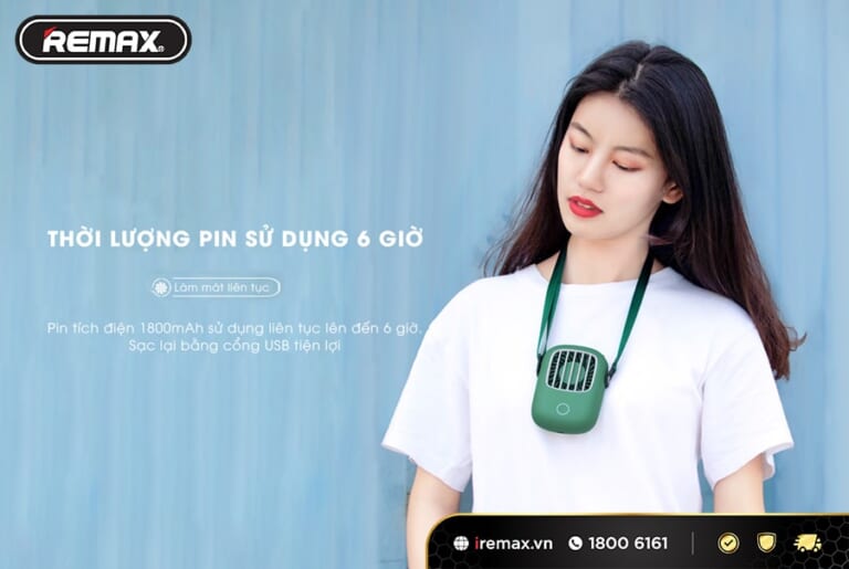 Quạt đeo cổ Remax F36