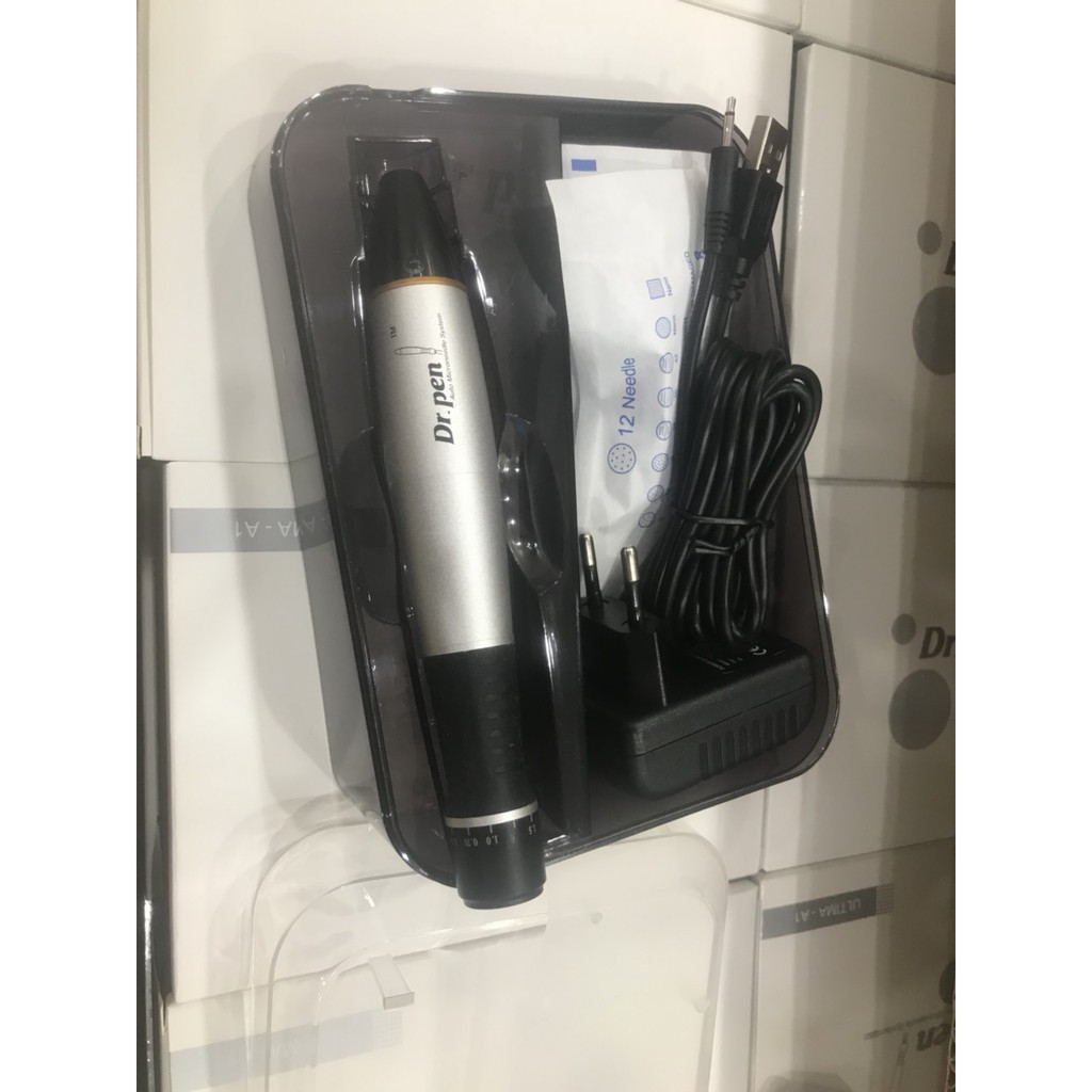 Máy Phi Kim Da Mặt Drpen A1-C - Máy cấy (Màu đen bạc - Cắm điện) - SPA88
