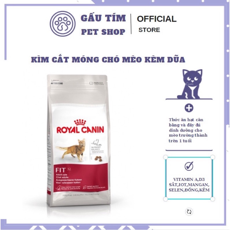 Thức ăn hạt mèo Royal canin fit32 2kg