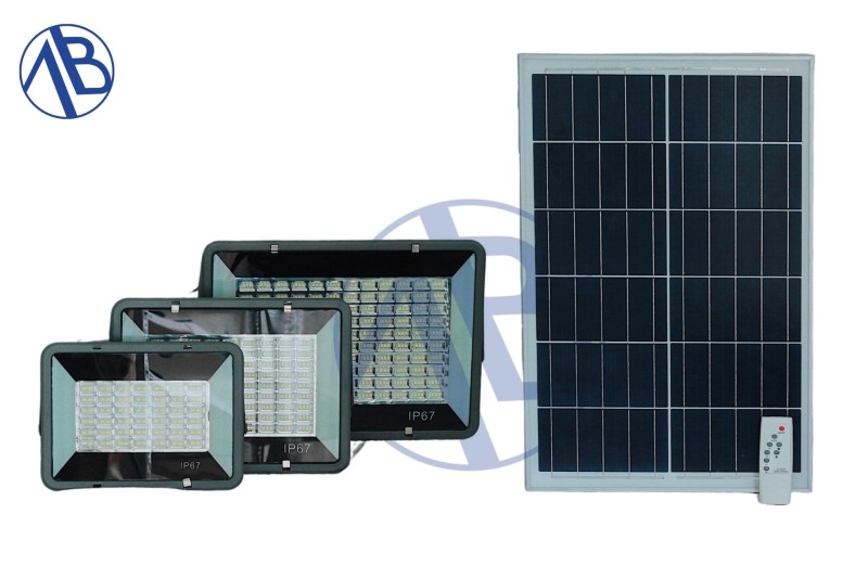đèn năng lượng mặt trời tâm pin rời 120w