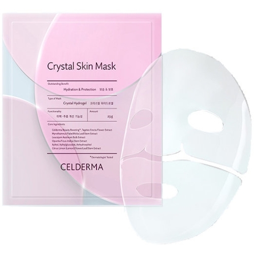 [HCM]Mặt Nạ Thạch Anh Hàn Quốc ( Celderma Crystal Skin Mask ) Full hộp 10 miếng