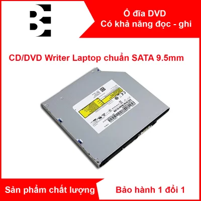 [HCM]Ổ đĩa quang cho LAPTOP/ PC DVD-RW SATA tháo máy chuẩn SATA kích thước 9.5mm / 12.7mm DVD Slim