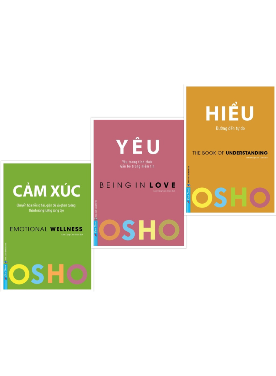 Sách - Combo Osho Cảm Xúc + Yêu + Hiểu (Bộ 3 Cuốn) (FN) - Newshop