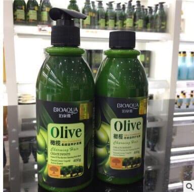 Bộ dầu gội và xả Olive 400ml siêu mượt