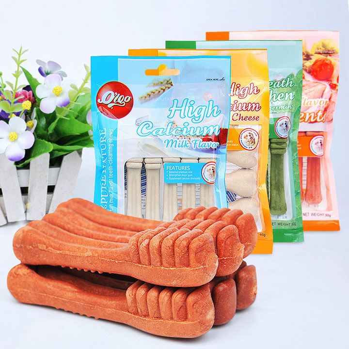 Xương gặm sạch răng cho chó Orgo gói 90g