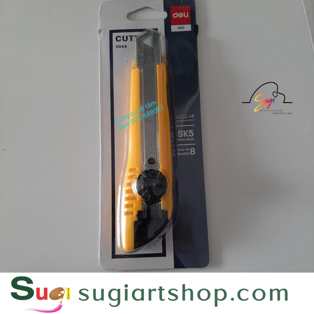 -Dao rọc giấy, Dao gọt chì Deli-