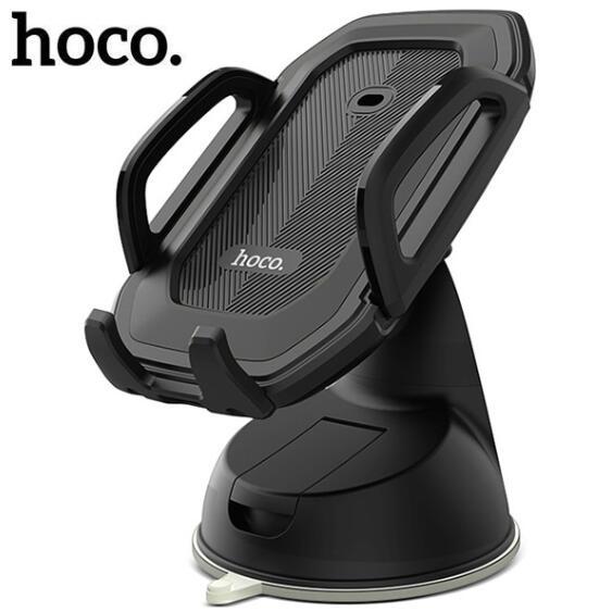Giá đỡ điện thoại tích hợp cảm biến khóa tự động trên ô tô, xe hơi nhãn hiệu Hoco CA32 ( Màu đen)