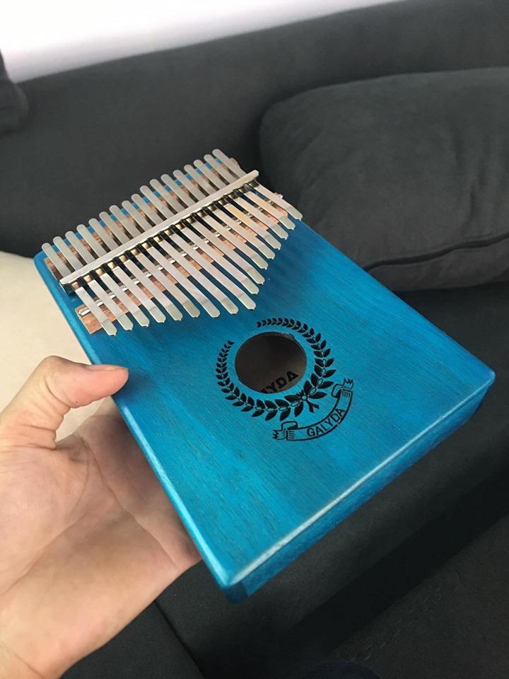 ĐÀN KALIMBA 17 PHÍM XANH RÊU MS05