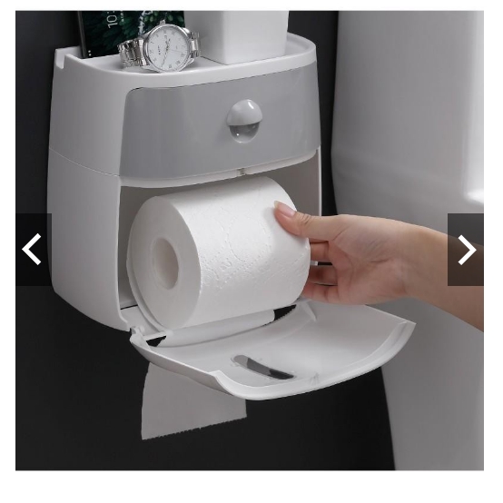 HỘP ĐỰNG GIẤY VỆ SINH 2 TẦNG ECOCO