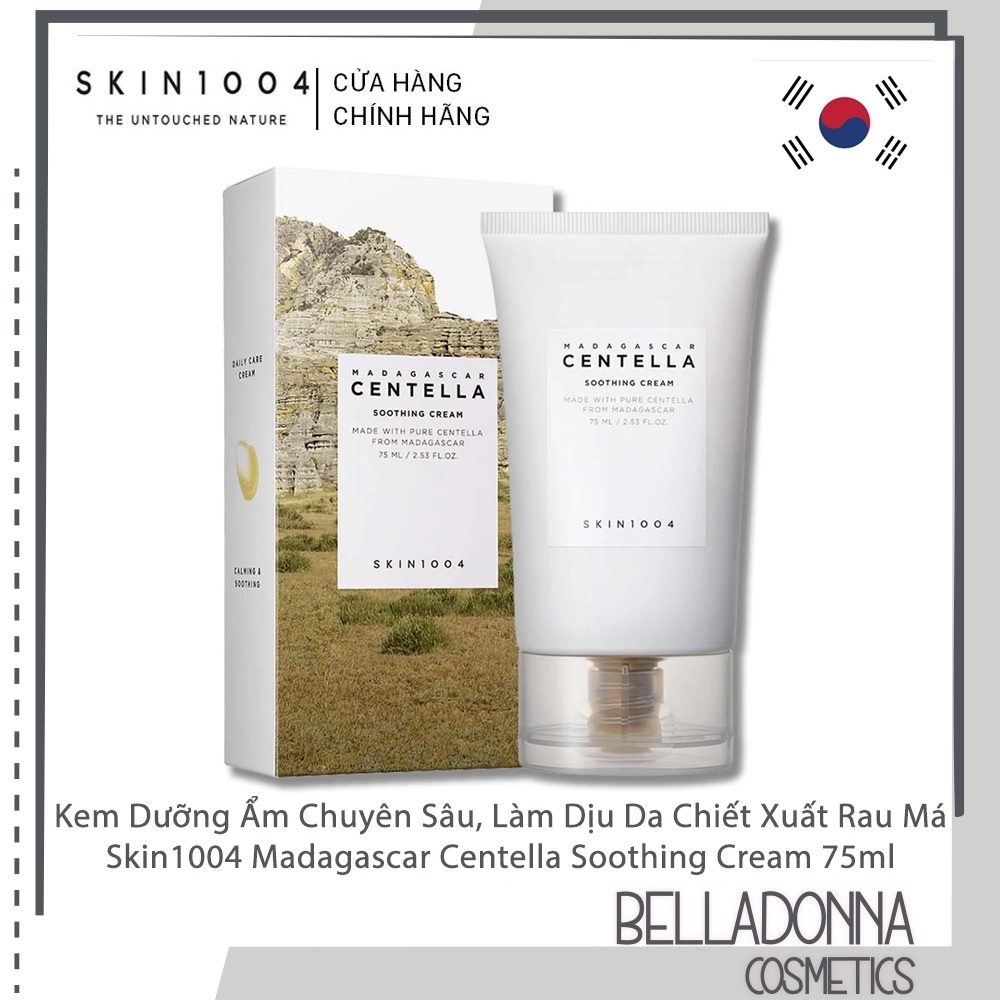 [15ml-30ml-75ml] Kem Dưỡng Ẩm Làm Dịu Da Chiết Xuất Rau Má Skin1004 Madagascar Centella Soothing Cream