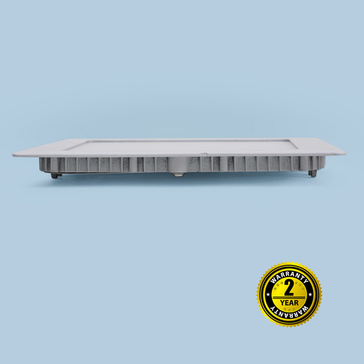 Đèn LED âm trần siêu mỏng vuông ánh sáng trắng (12W-Φ150) - MD02