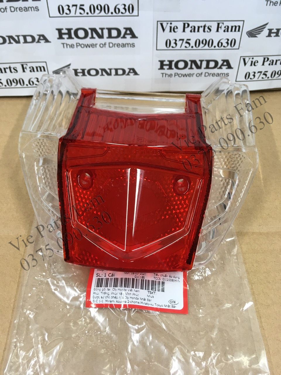 Bộ nắp chụp đèn hậu Blade 110 (Wave Blade 110) ,Chính Hiệu Honda Motor VN