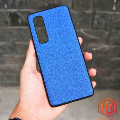 Ốp lưng Oppo Find X2 Vải Jean Màu