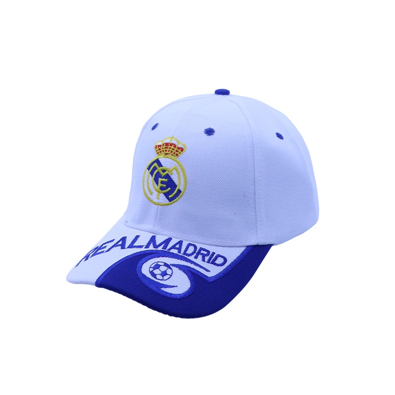 Mũ lưỡi trai bóng đá chống nắng / gió hình câu lạc bộ real madrid barcelona yb3 fila world cup qatar 2022