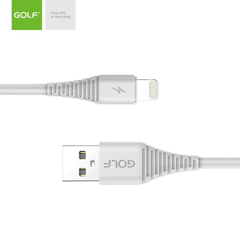 Cáp sạc iphone sạc nhanh 3A Golf GC-64i dài 1m
