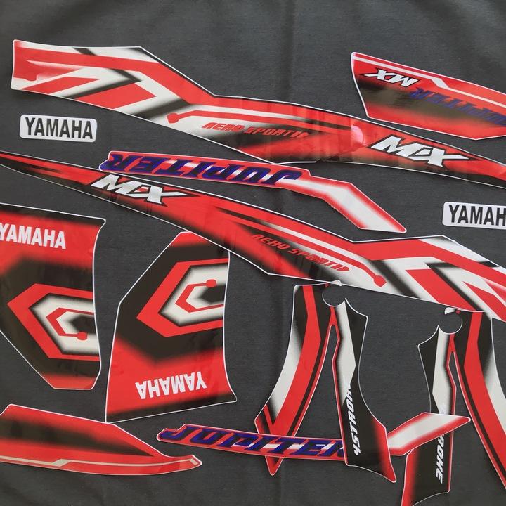 [HCM]BỘ TEM RỜI XE MÁY TEM 3 LỚP XE YAMAHA JUPITER MX ( RC EDITION ) THÁI ZIN MẪU MỚI CỰC ĐẸP ( MÀU ĐỎ )