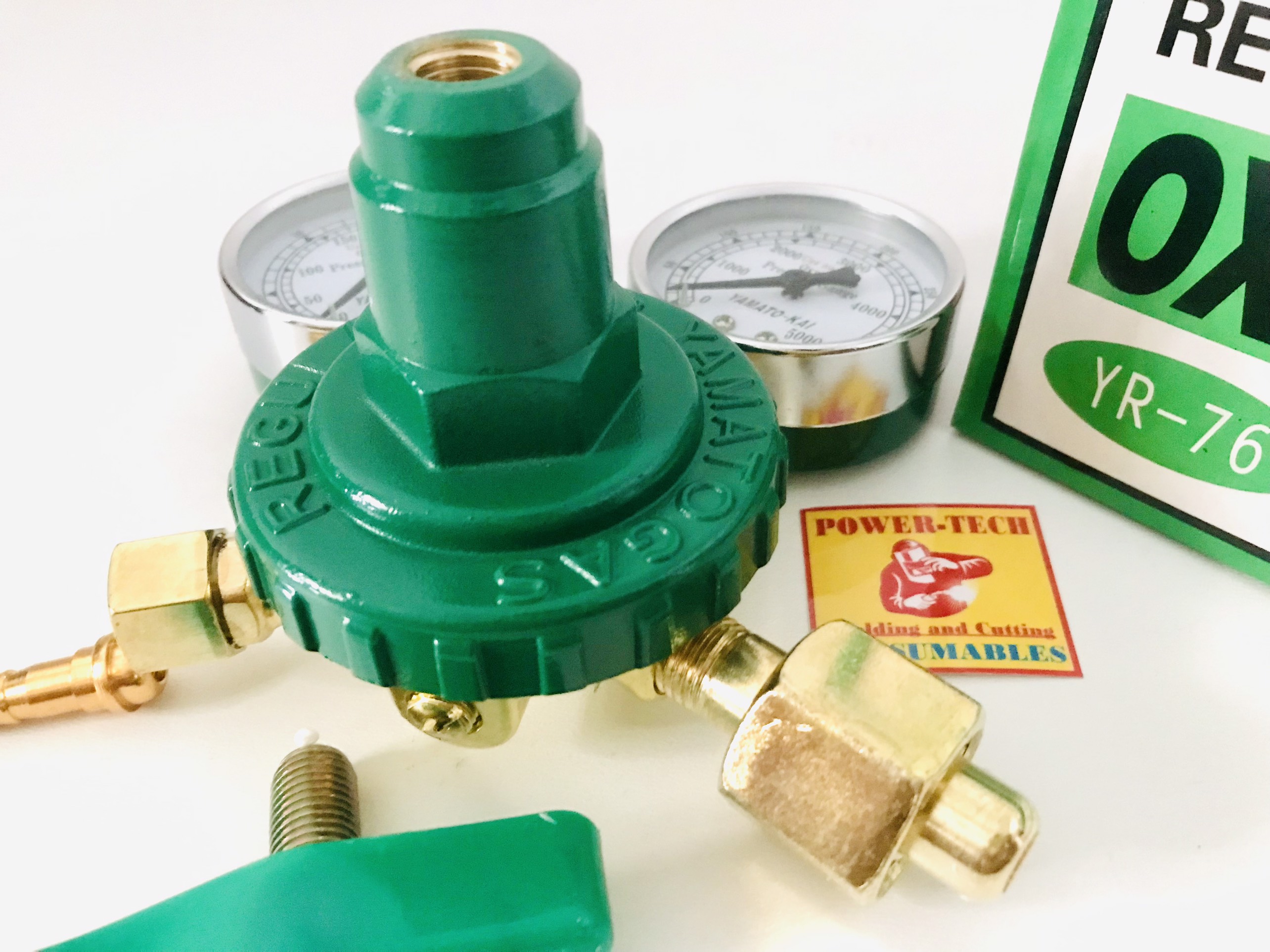 Đồng Hồ Gió Đá , Van Giảm Áp Oxy , Yamato YR-76 , dùng để đo và điều chỉnh khí bình Oxygen